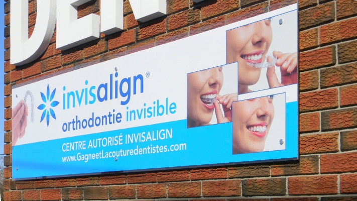 Clinique dentaire Gagné et Lacouture - affichage extérieur